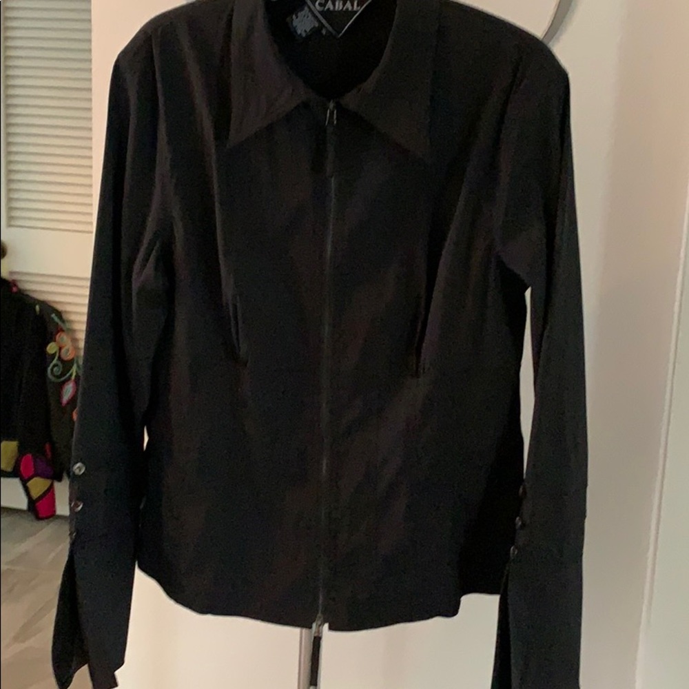 Form Fitted Stretchy Blouse/Jacket